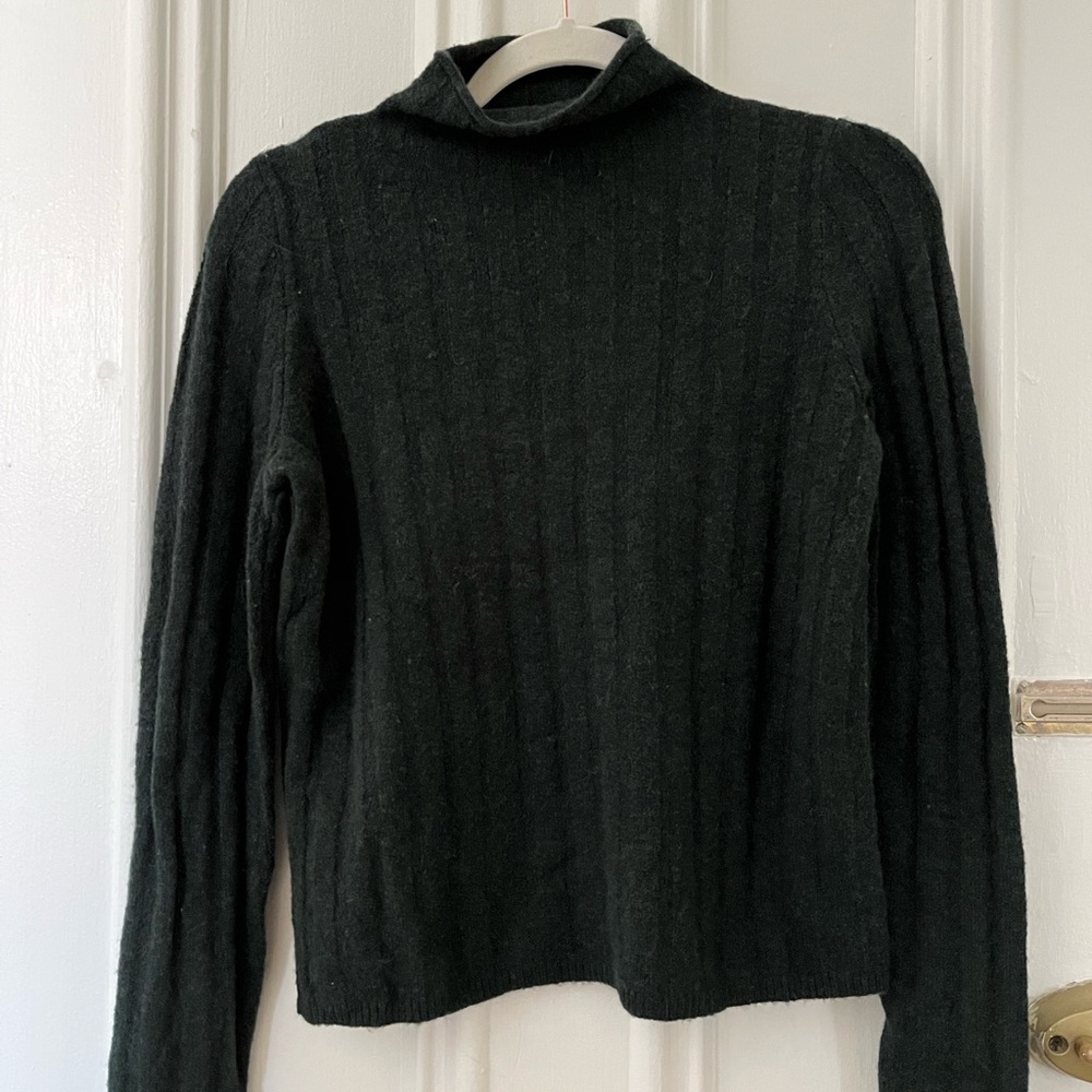 Dark green turtleneck sweater madewell size XS